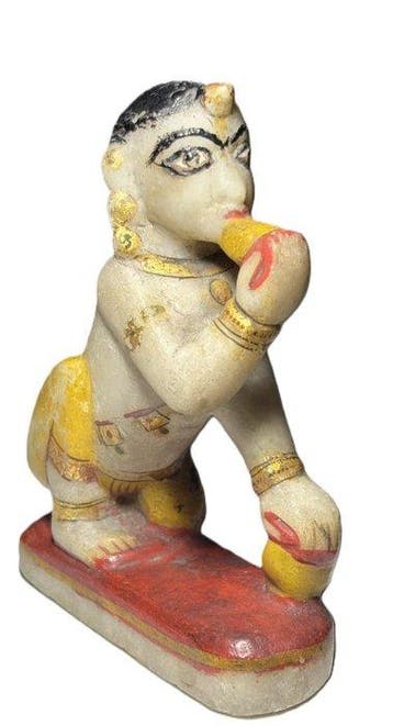 sculptuur, Baby Krishna Eating Butter, 19th–Early 20th