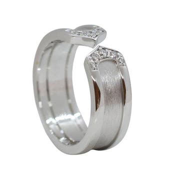 Cartier - Ring - C2 Ring - 18 karaat Witgoud -, Nieuw