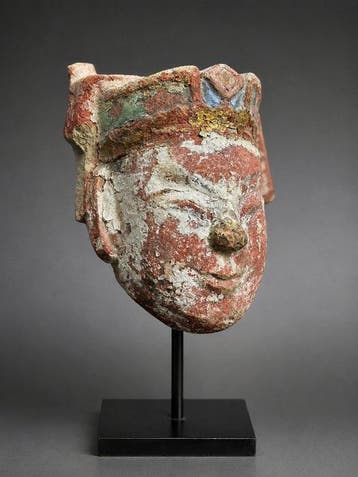 Steen sculptuur - 22 cm, Antiek en Kunst