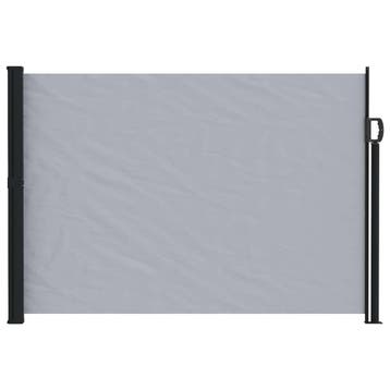 Uittrekbaar Zijscherm 120x500cm Grijs - Privacy in je tui..., Gebruikt, Staal, Verzenden, 100 tot 150 cm