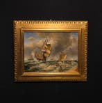 Nederlandse school (XX) - Grande galeone al porto