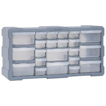 vidaXL Organiser met 22 lades 49x16x25,5 cm, Verzenden, Nieuw