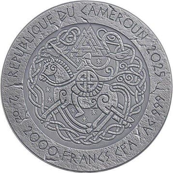 Kameroen. 2000 Francs 2025 Republic of Cameroon 2000 francs