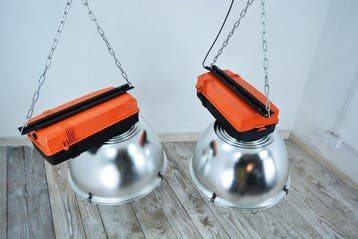 INDALUX - Plafondlamp - Aluminium, Staal, Glas