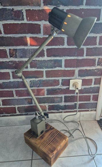 Gout de lumina - Lamp - Werkplaatslamp met knikarm - Staal -