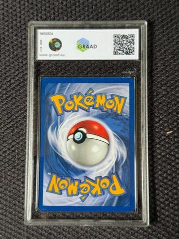 Pokémon - 1 Graded card - Dragonite Holo, First edition -