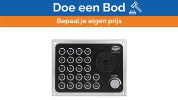 Bieden: Alphatron AlphaCall PH Intercom 20 line black - 321, Ophalen of Verzenden