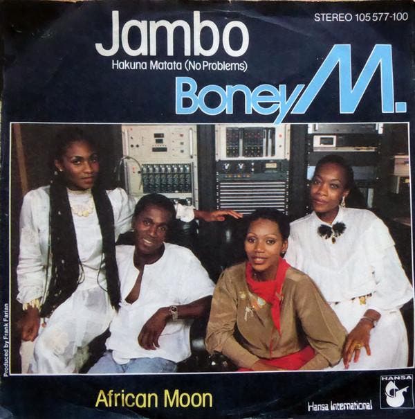 Boney M. - Jambo - Hakuna Matata (No Problems), Cd's en Dvd's, Vinyl | Pop, Gebruikt, Verzenden
