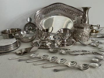 Tafelservies (42) - Verzilverd