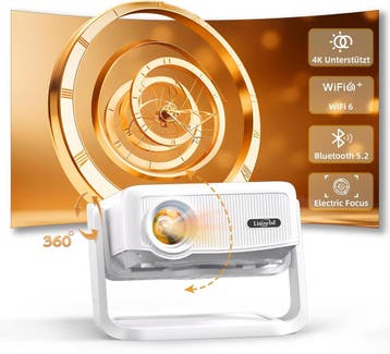 Mini Beamer 4K 360 | Retour deal | Snel beslissen, Verzenden, Zo goed als nieuw
