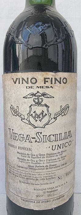 Vega Sicilia Único, 1978 Release - Ribera del Duero Reserva, Nieuw