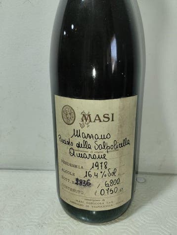 1978 Masi, Mazzano - Amarone della Valpolicella - 1, Collections