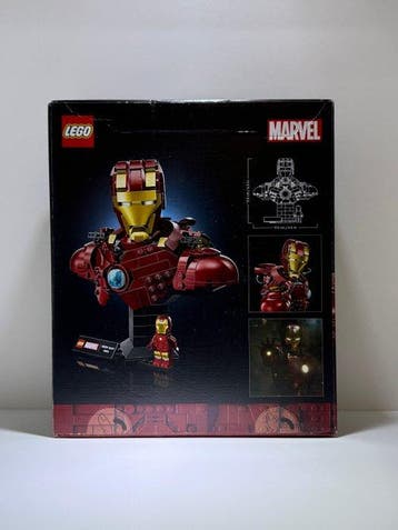Lego Set - 76327 - Marvel - Iron Man MK4 Bust, Kinderen en Baby's, Nieuw