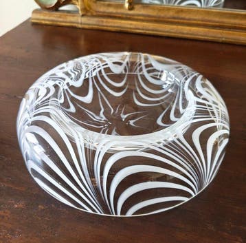 Cendrier - Verre de Murano - Porte-objets des années 70, Antiquités & Art