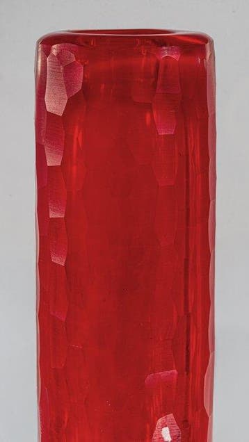 Murano - Vaas - Vaasobject - Sommerso / Battuto - Hoogte 14, Antiquités & Art