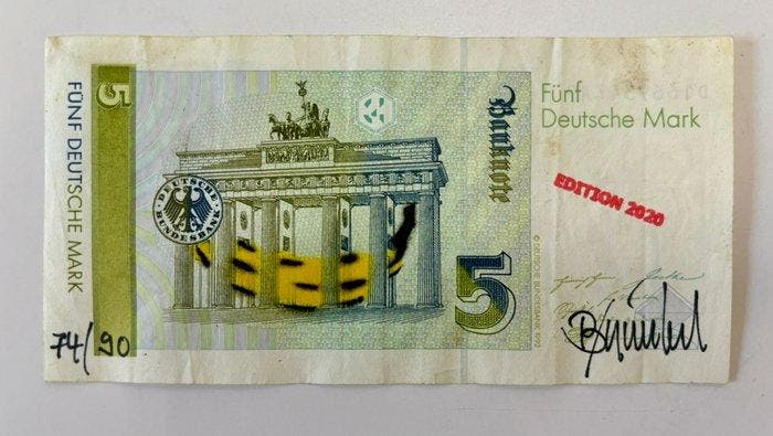Thomas Baumgärtel (1960) - 5 DM Banane, Antiek en Kunst, Antiek | Overige Antiek