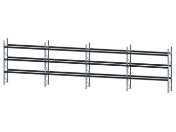 Palletstelling - 5 staanders 3900x1100mm - Tot. lengte: 16m, Ophalen of Verzenden