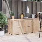 vidaXL Keuken Kast met plank MEPPEL Bruin Eiken 106 x 55 x, Huis en Inrichting, Verzenden, Nieuw
