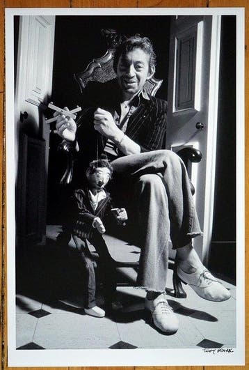 Tony Frank (1941–) - Serge Gainsbourg chez lui, 5 décembre