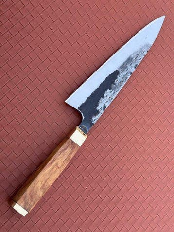 Custom Hand-Forged Premium Chefs Knife - Tafelmes - Staal,