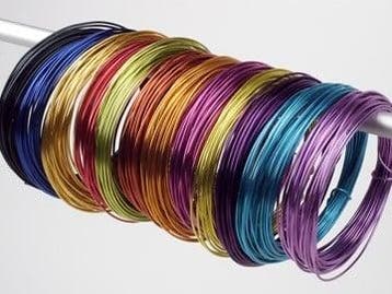 Oasis Aluminiumdraad Wire 94646 Saffran Orange 2 mm 100 gram
