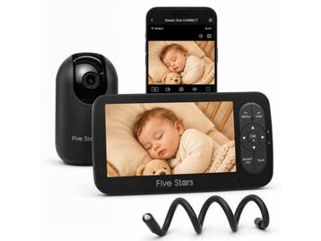 Five Stars® Dream One CONNECT - Babyfoon met Camera - 5 inch, Verzenden, Nieuw
