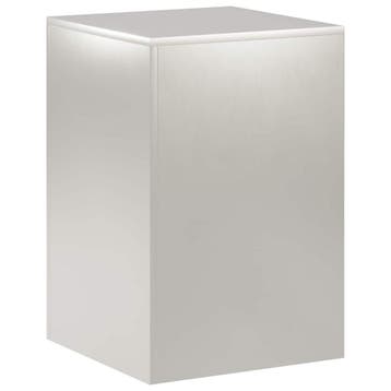 vidaXL Plantenstand zilver 40 x 40 x 60 cm Staal, Tuin en Terras, Verzenden, Nieuw