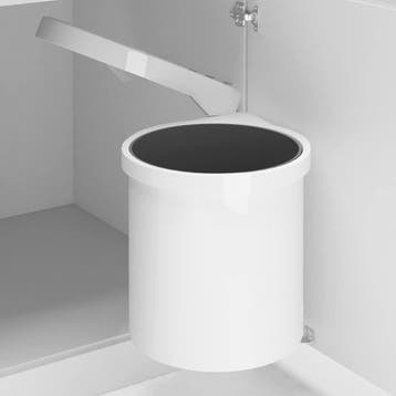 vidaXL Keukenvuilnisbak inbouw 8 L kunststof, Huis en Inrichting, Verzenden, Nieuw