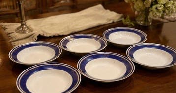 Attractive Set of 6 R.M.S Titanic Porcelain Soup Plates as, Antiquités & Art