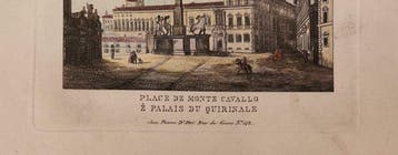 Italie - Rome; Pierre DAtri - Place de Monte Cavallo è