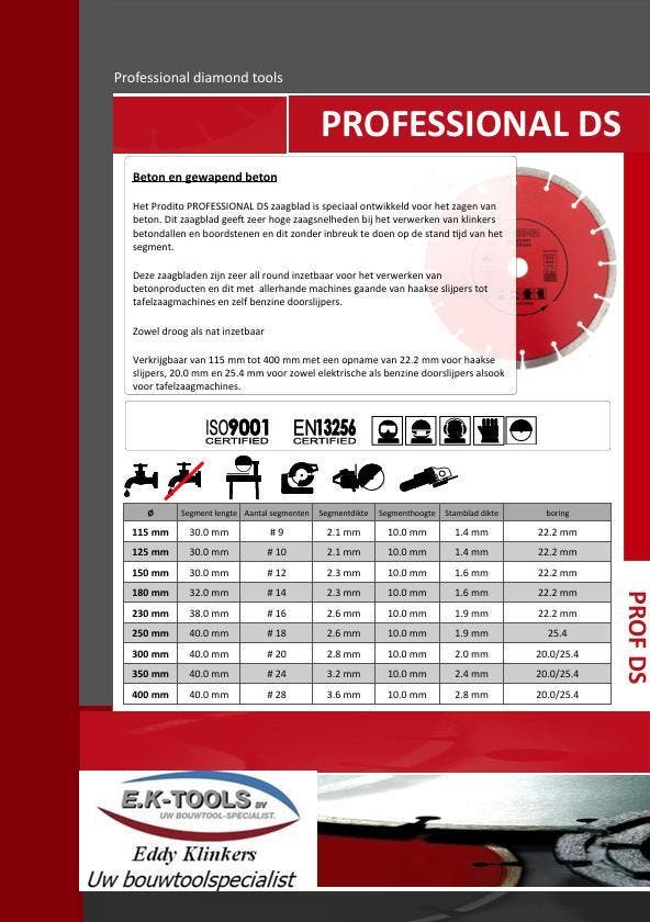 Diamantzaagblad voor beton en gewapend beton., Bricolage & Construction, Outillage | Meuleuses, Envoi