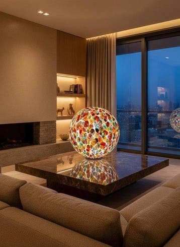 Lampe de table - Verre de Murano
