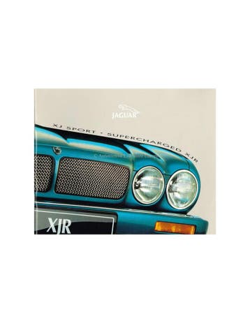 1996 JAGUAR XJ SPORT / XJR SUPERCHARGED BROCHURE NEDERLANDS, Nieuw