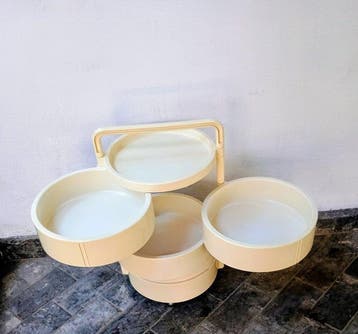 Kartell - Franco Annoni - Trolley - Plastic - Draagbare kar