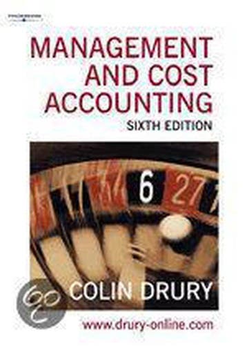 Management and Cost Accounting 9781844800285 Colin Drury, Boeken, Verzenden, Gelezen, Colin Drury