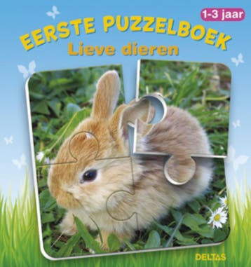 Eerste puzzelboek - Lieve dieren (1-3 j.) 9789044729610 ZNU, Verzenden, ZNU