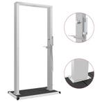 vidaXL Buitendouche met bak HKC roestvrij staal, Verzenden, Nieuw