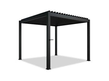 Veiling - Pergola / Lamellendak - Tahiti - 3x3 m - Antraciet, Nieuw