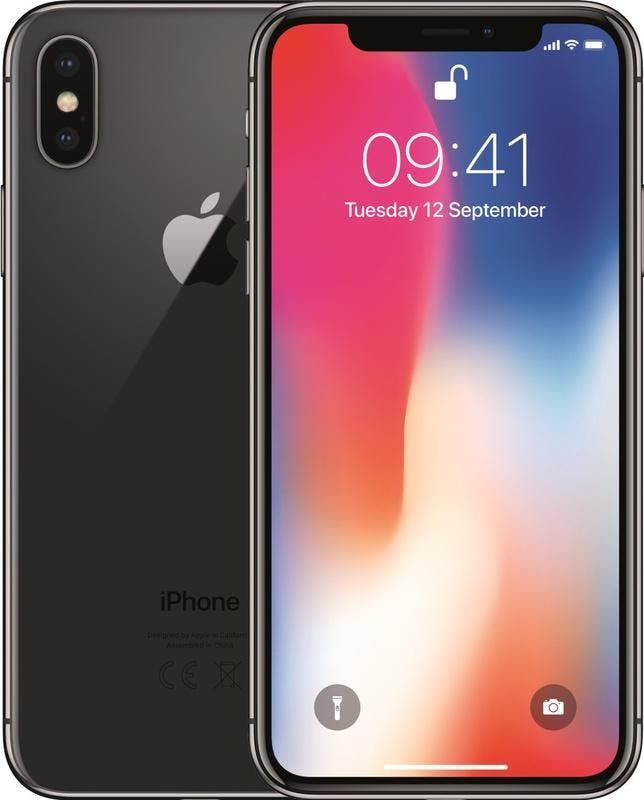 Apple iPhone 10 (X) 64GB + nieuwe accu (100%) zwart +, Télécoms, Téléphonie mobile | Apple iPhone, Enlèvement ou Envoi
