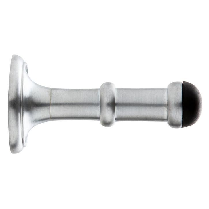 Deurstopper geborsteld in mat nikkel - muurbescherming -..., Doe-het-zelf en Bouw, Hang- en Sluitwerk, Overige typen, Nieuw, Koper of Messing
