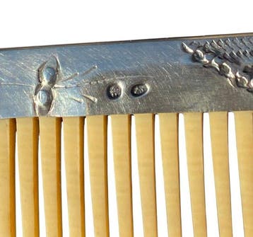 Kam - .833 zilver, Antiek en Kunst