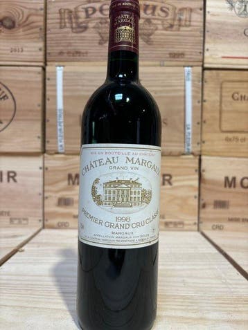 1998 Château Margaux - Margaux 1er Grand Cru Classé - 1 Fles, Verzamelen, Nieuw