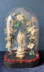 Decoratief ornament - Europa - Ovale stolp met Madonna, Antiek en Kunst