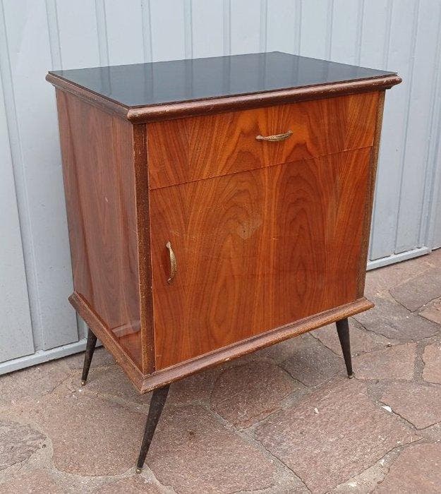 Table de chevet - Acajou - Meuble de chevet, Antiquités & Art, Art | Objets design