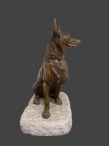 sculptuur, Cane - 36 cm - Brons
