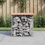 vidaXL Tuinbank schanskorfontwerp 43x44x42 cm massief, Verzenden, Nieuw