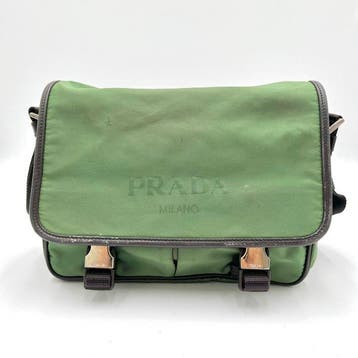 Prada - Auth PRADA Logo Jacquard - Sac à bandoulière, Nieuw