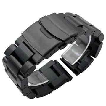 DrPhone ELITE - Metalen 24mm Horlogeband - Druk sluiting -, Verzenden, Nieuw