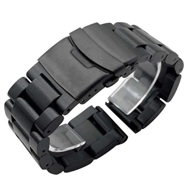 DrPhone ELITE - Metalen 24mm Horlogeband - Druk sluiting -, Bijoux, Sacs & Beauté, Montres connectées, Envoi