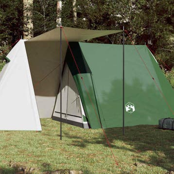 vidaXL Tent 3-persoons waterdicht groen, Caravans en Kamperen, Verzenden, Nieuw